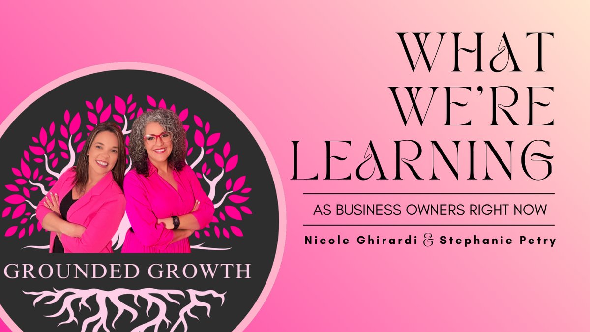 What We're Learning as Business Owners